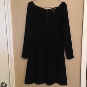 Long sleeve black dress